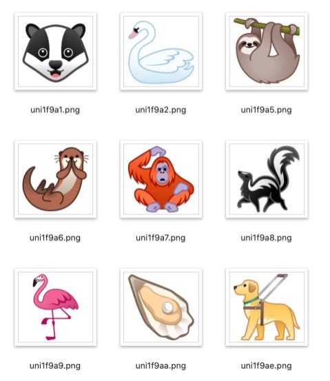 emojis-android-11-animales