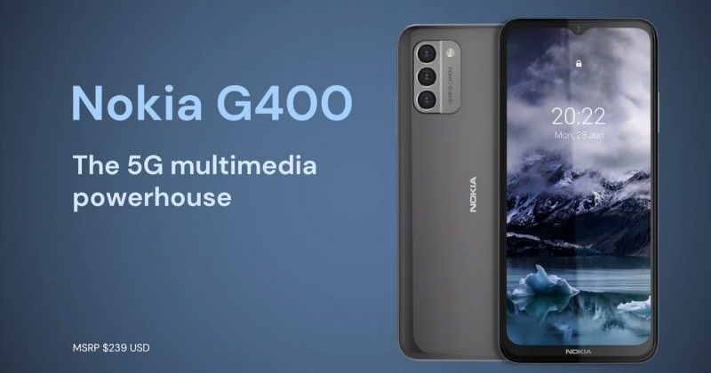 Nokia C100, C200, G100, G400 lanzados 1 nokia g400